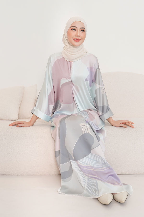 ANASTASIA CAFTAN SET (LIGHT BLUE)