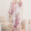 ANASTASIA CAFTAN SET (BARELY PINK)