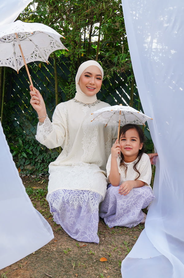 RENDA SERIES : LITTLE KIRANA SET (LAVENDER BLUE)