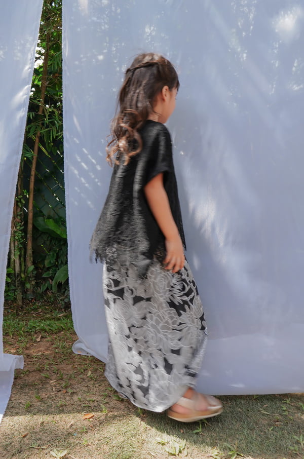 RENDA SERIES : LITTLE KIRANA SET (BLACK)