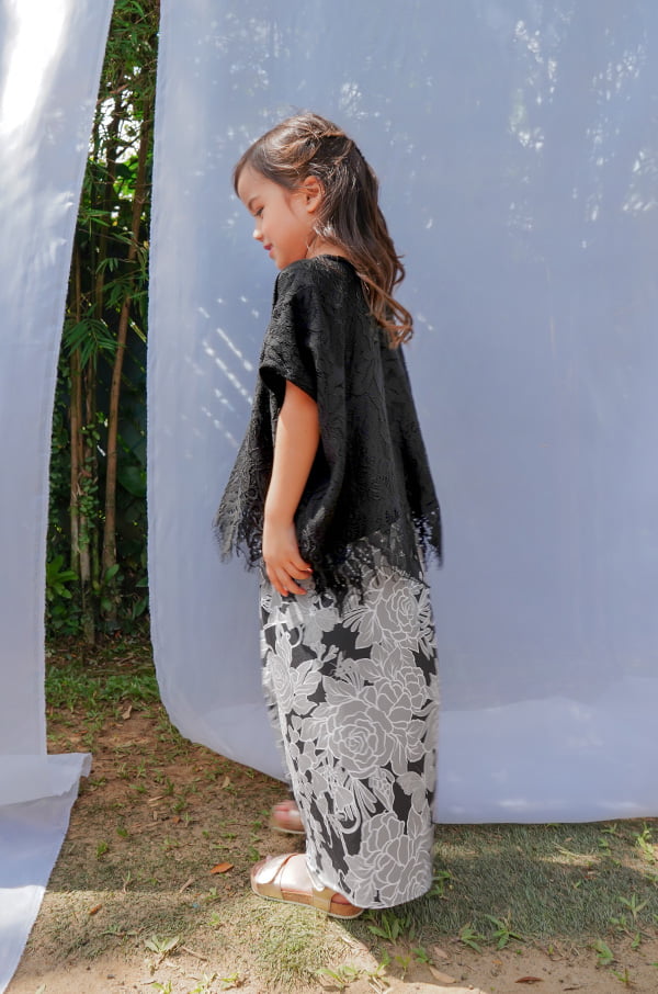 RENDA SERIES : LITTLE KIRANA SET (BLACK)