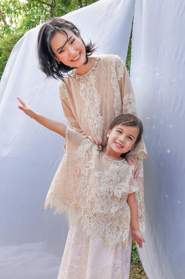RENDA SERIES : LITTLE KIRANA SET (NUDE)