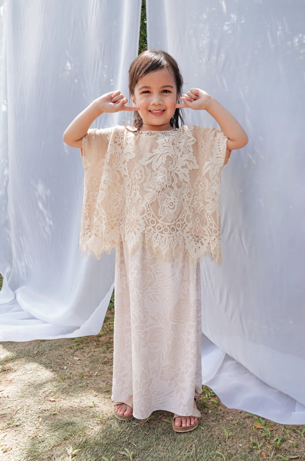 RENDA SERIES : LITTLE KIRANA SET (NUDE)