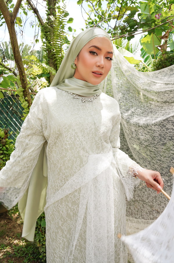 9197 RENDA SERIES : CANDRA SET (GREEN TEA)
