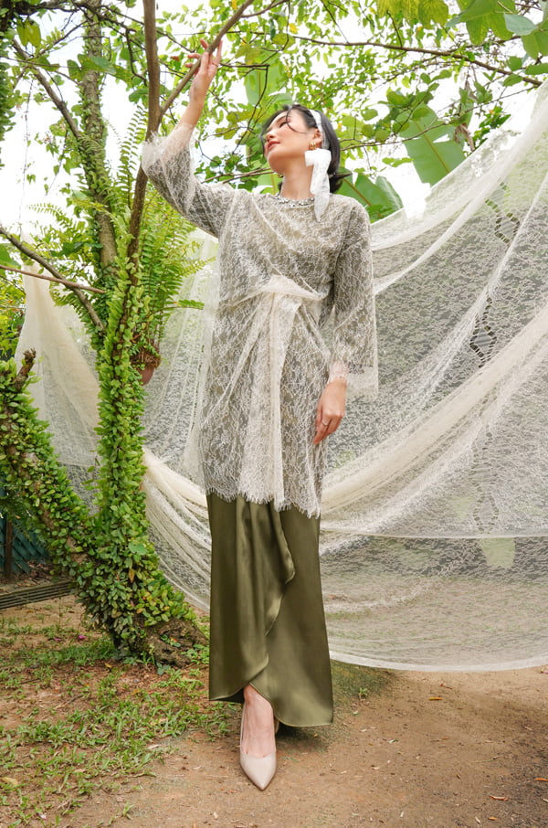 RENDA SERIES : CANDRA SET (DARK OLIVE)