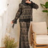 9710 RENDA SERIES : JUITA SET (NUDE BLACK)