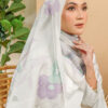 SKYSCRAPERS PRINTED SHAWL [PURPLISH GREY]