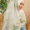 SKYSCRAPERS PRINTED SHAWL [GOLDEN BUFF]