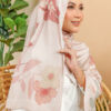 SKYSCRAPERS PRINTED SHAWL [RED ORCHRE]