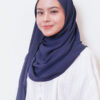 LIANA BASIC PLAIN SHAWL  [NAVY BLUE]