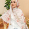 SKYSCRAPERS PRINTED SHAWL [RED ORCHRE]