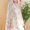 SKYSCRAPERS PRINTED SHAWL [RED ORCHRE]