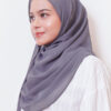 LIANA BASIC PLAIN SHAWL  [AMETHYST SMOKE]