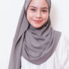 LIANA BASIC PLAIN SHAWL  [BROWNISH MAUVE]