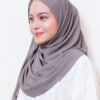 LIANA BASIC PLAIN SHAWL  [BROWNISH MAUVE]
