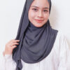 LIANA BASIC PLAIN SHAWL  [DARKEST GRAPE]