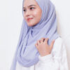 LIANA BASIC PLAIN SHAWL [PERIWINKLE]