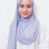 LIANA BASIC PLAIN SHAWL [PERIWINKLE]