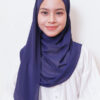 LIANA BASIC PLAIN SHAWL [SPACE BLUE]