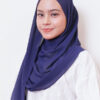 LIANA BASIC PLAIN SHAWL [SPACE BLUE]