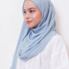 LIANA BASIC PLAIN SHAWL [PASTEL BLUE]