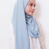LIANA BASIC PLAIN SHAWL [PASTEL BLUE]