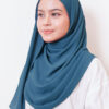 LIANA BASIC PLAIN SHAWL [PRUSSIAN BLUE]