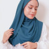 LIANA BASIC PLAIN SHAWL [PRUSSIAN BLUE]