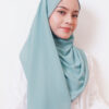 LIANA BASIC PLAIN SHAWL [SEA GLASS BLUE]