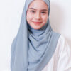 LIANA BASIC PLAIN SHAWL [DUSTY BLUE]