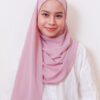 LIANA BASIC PLAIN SHAWL [PINK LIPSTICK]