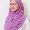 LIANA BASIC PLAIN SHAWL [ORCHID PURPLE]