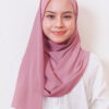 LIANA BASIC PLAIN SHAWL [CHINA ROSE]