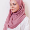 LIANA BASIC PLAIN SHAWL [CHINA ROSE]