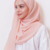 LIANA BASIC PLAIN SHAWL [PEACH]