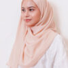 LIANA BASIC PLAIN SHAWL [FRENCH PEACH]