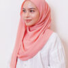 LIANA BASIC PLAIN SHAWL [YOUTHFUL CORAL]