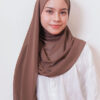 LIANA BASIC PLAIN SHAWL [DARK WALNUT]