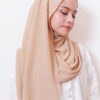 LIANA BASIC PLAIN SHAWL [IVORY]