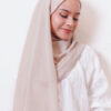 LIANA BASIC PLAIN SHAWL [LIGHT TAN]
