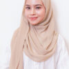 LIANA BASIC PLAIN SHAWL [PASTEL BROWN]