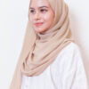 LIANA BASIC PLAIN SHAWL [PASTEL BROWN]