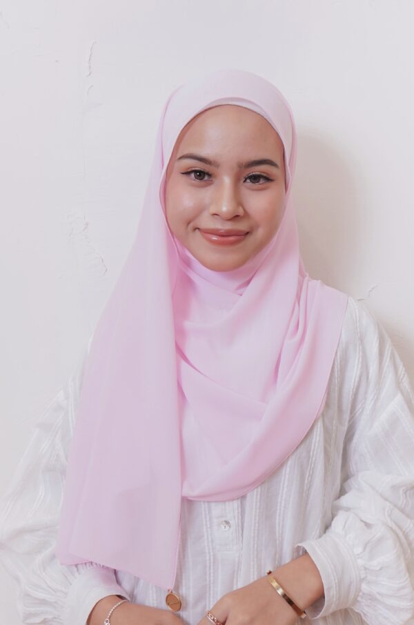 LIANA BASIC PLAIN SHAWL [BLUSH PINK]