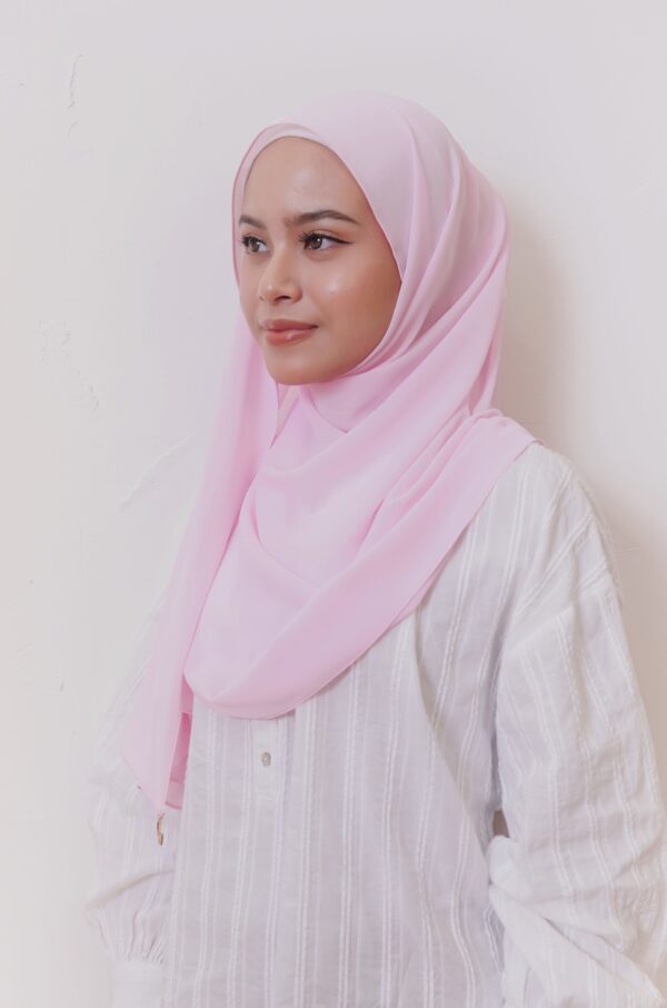 LIANA BASIC PLAIN SHAWL [BLUSH PINK]