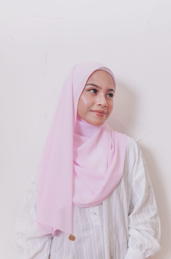 LIANA BASIC PLAIN SHAWL [BLUSH PINK]