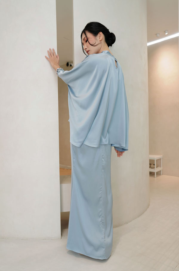 ALYSSA KURUNG MODERN (DELICATE BLUE)