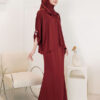 0990 NATALIE KURUNG MODERN (MAROONRED)