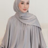 LARNEY PLAIN SHAWL (SILVER GRAY)