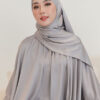 LARNEY PLAIN SHAWL (SILVER GRAY)