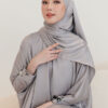 LARNEY PLAIN SHAWL (SILVER GRAY)